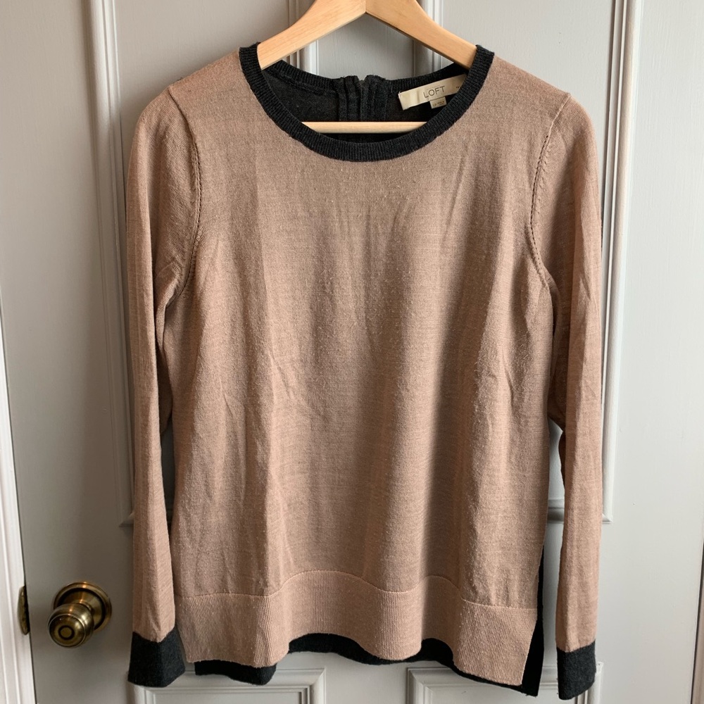 Loft Colorblock Sweater